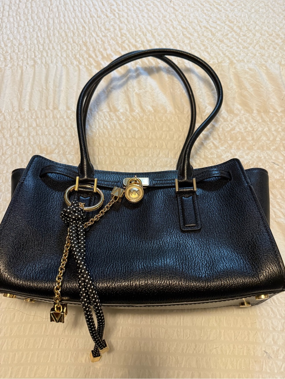 Michael Kors Hamilton Moderne Small Leather Satchel